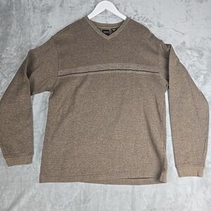 Arrow VTG Mens Pullover Sweater Large Brown‎ Grunge 90s